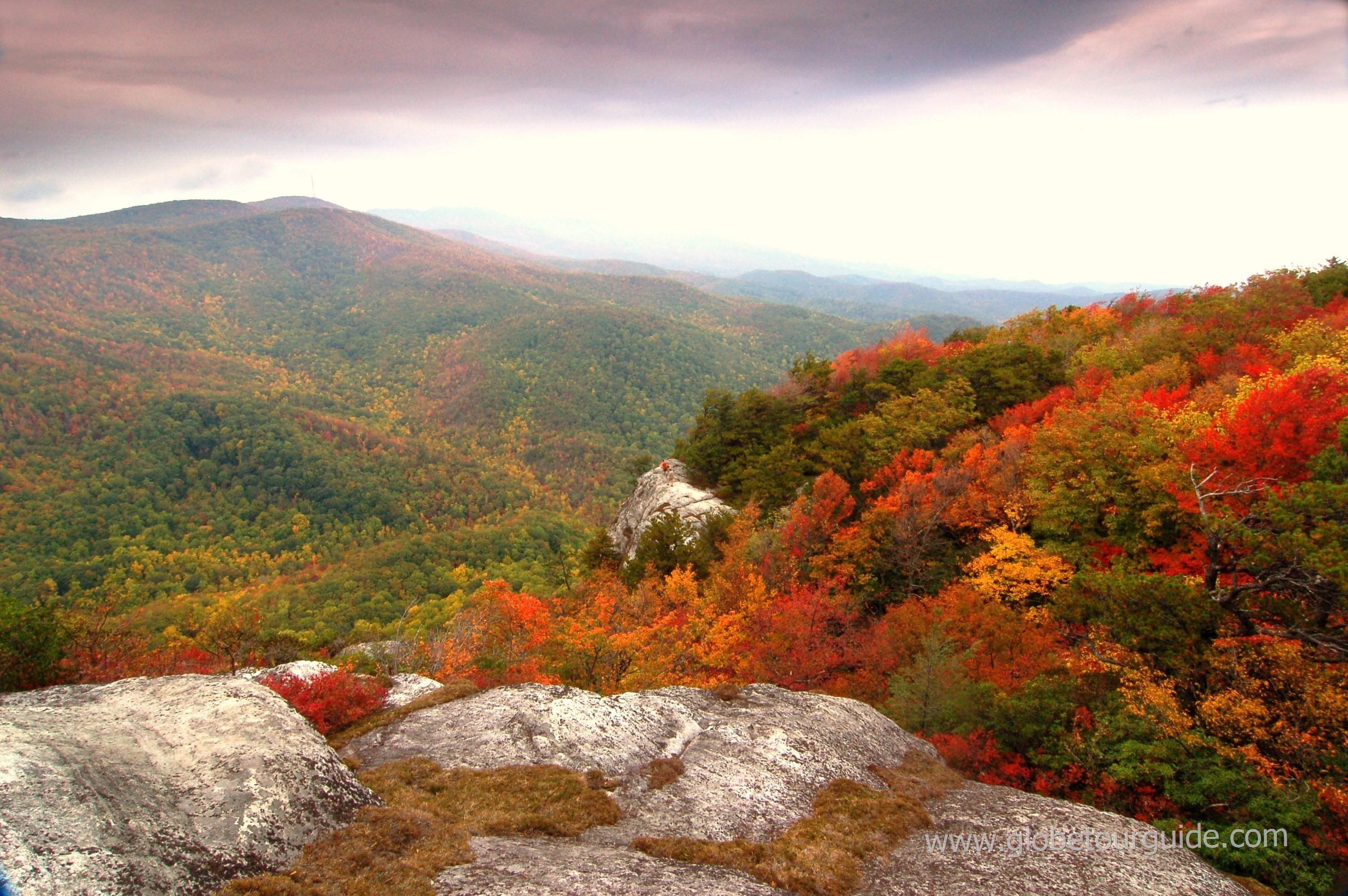 3008x2000 Cherohala Skyway Unicoi Mountains North Carolina Ridge Parkway Fall Wallpaper & Background Download