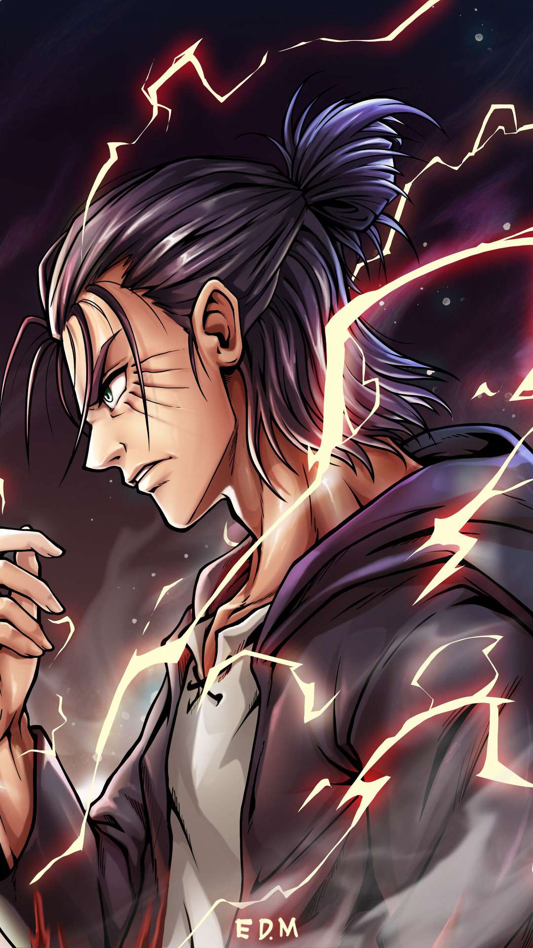1080x1920 Eren Yeager Wallpaper for iPhone and Android