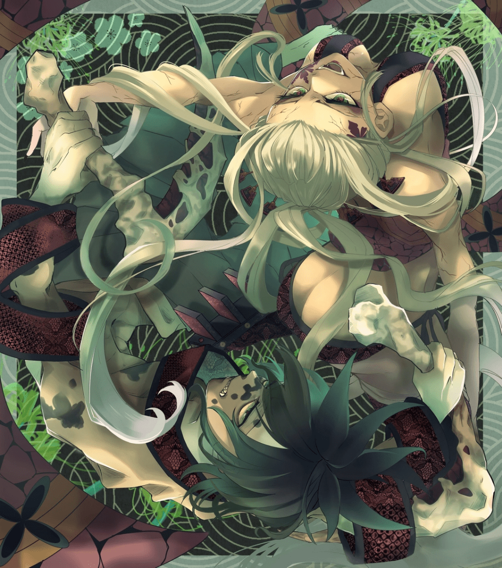 1000x1132 Gyutaro and Daki ideas. demon, slayer, slayer anime