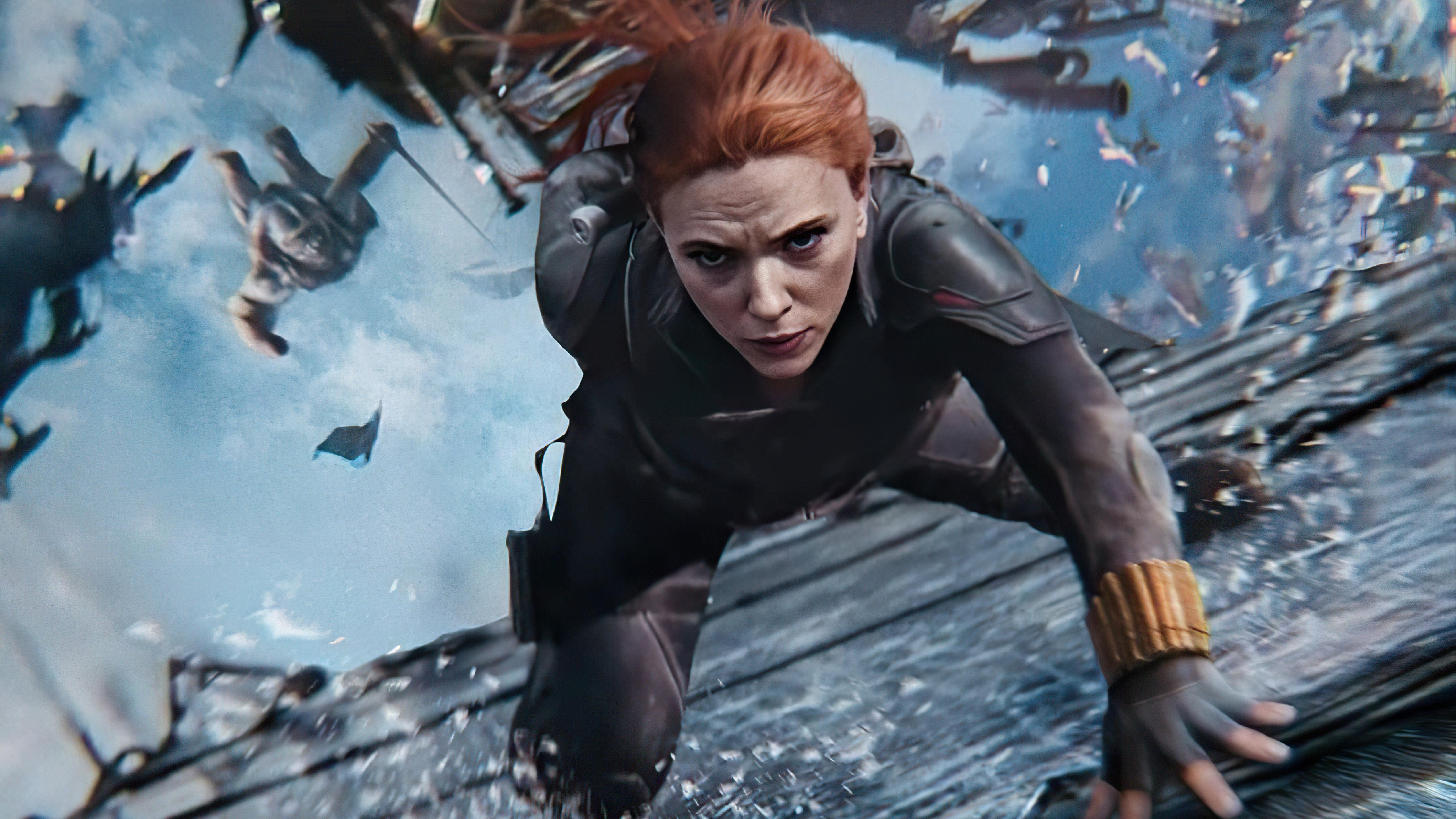 5120x2880 Black Widow Fight Scene Wallpaper 5k Ultra HD