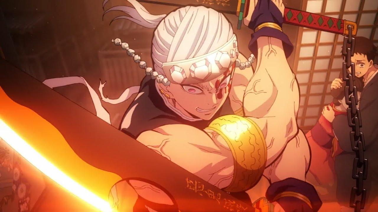 1280x720 Tengen Uzui Vs Gyutaro And Daki. Tanjiro Saves Nezuko
