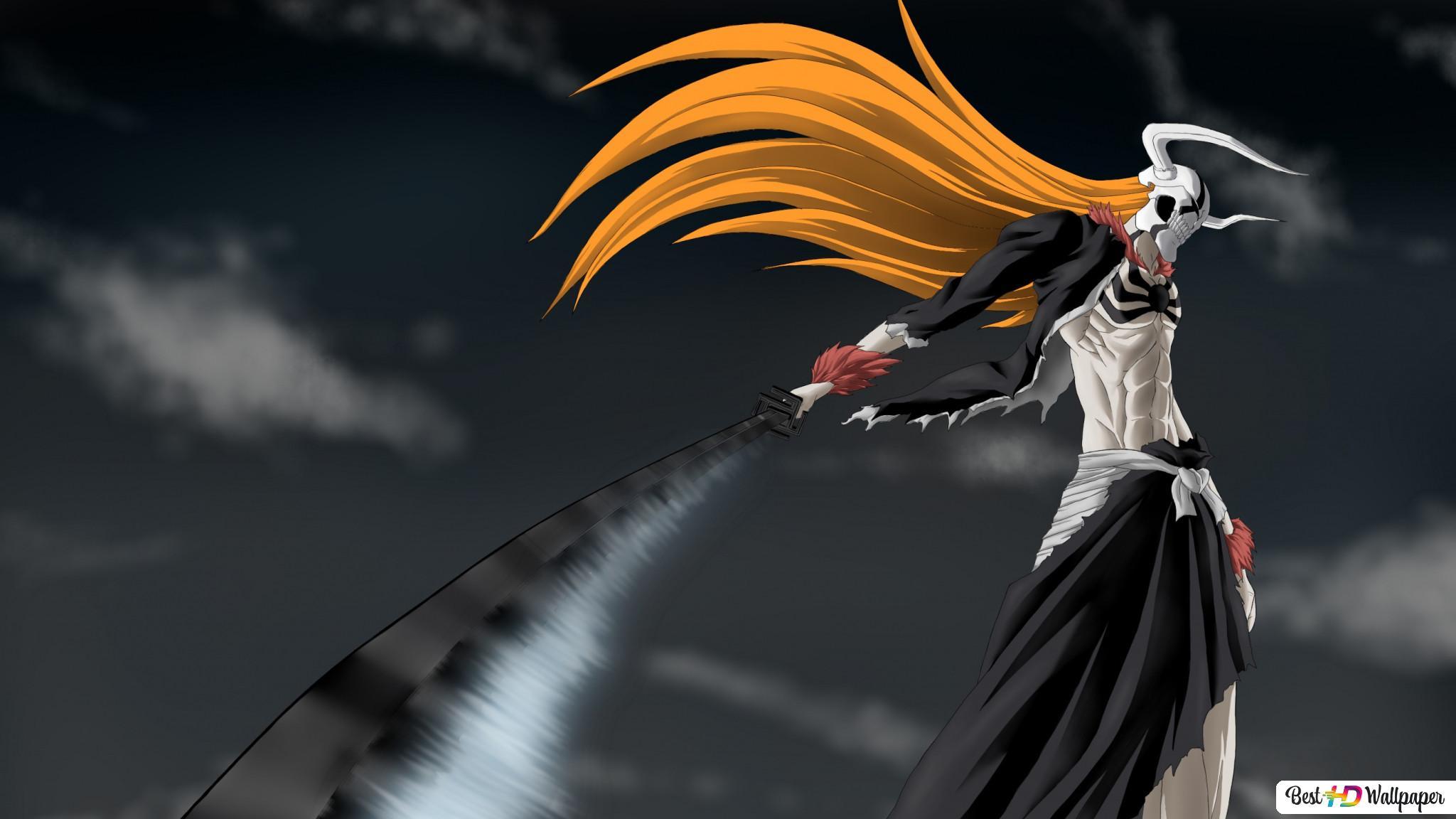 2048x1152 Bleach Reaper (Ichigo Kurosaki) HD wallpaper download