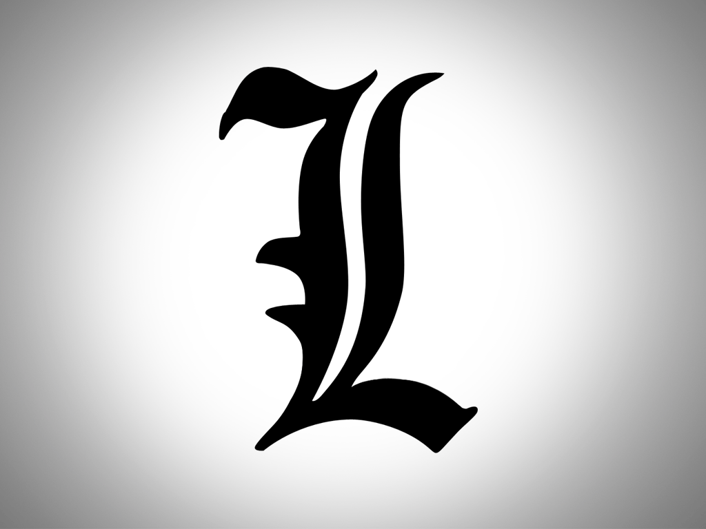 Download Death Note L Lawliet Logo Wallpaper  Wallpaperscom