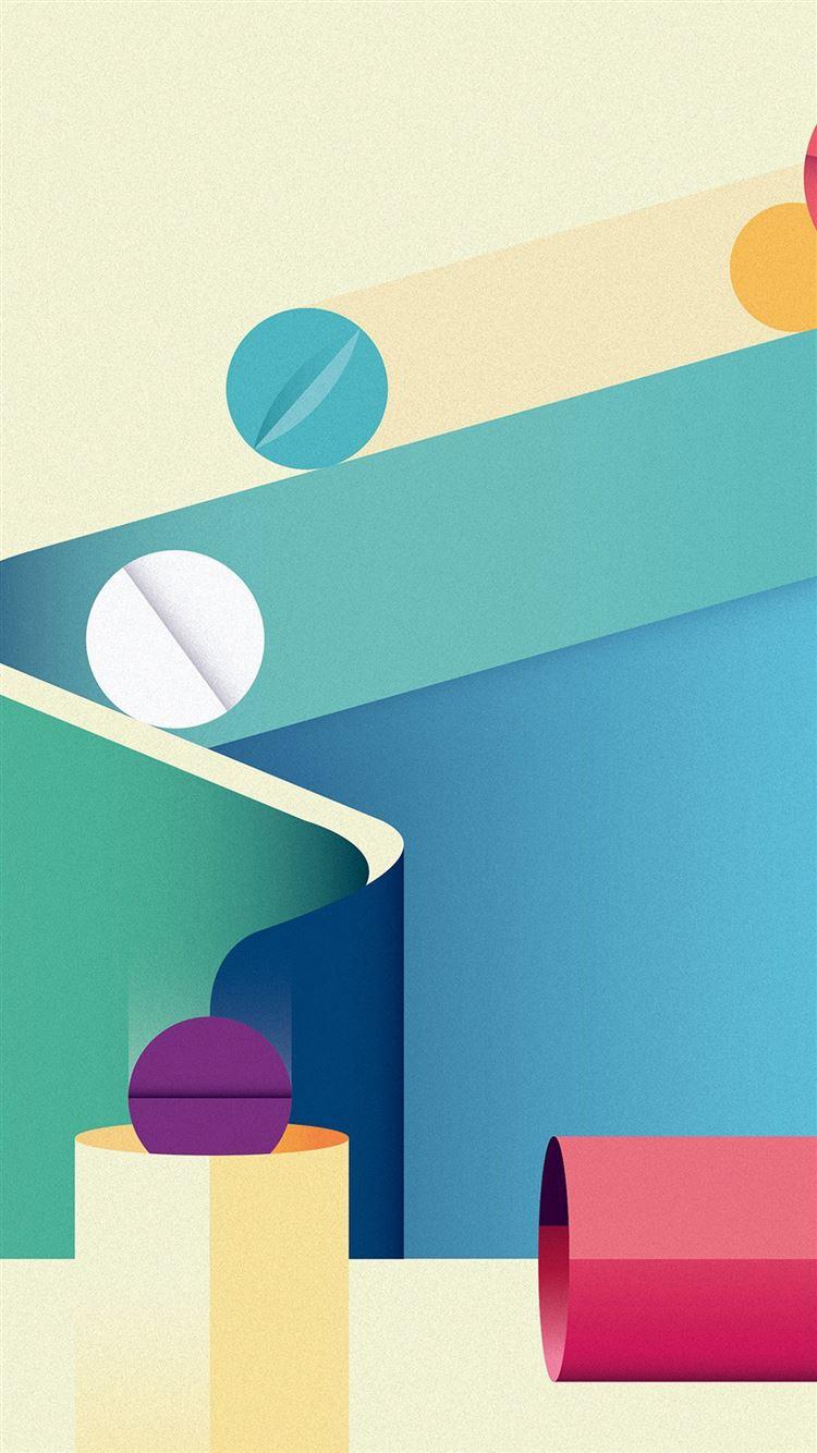 750x1334 Minimal Painting Color Illustration Art iPhone 8 Wallpaper Free Download