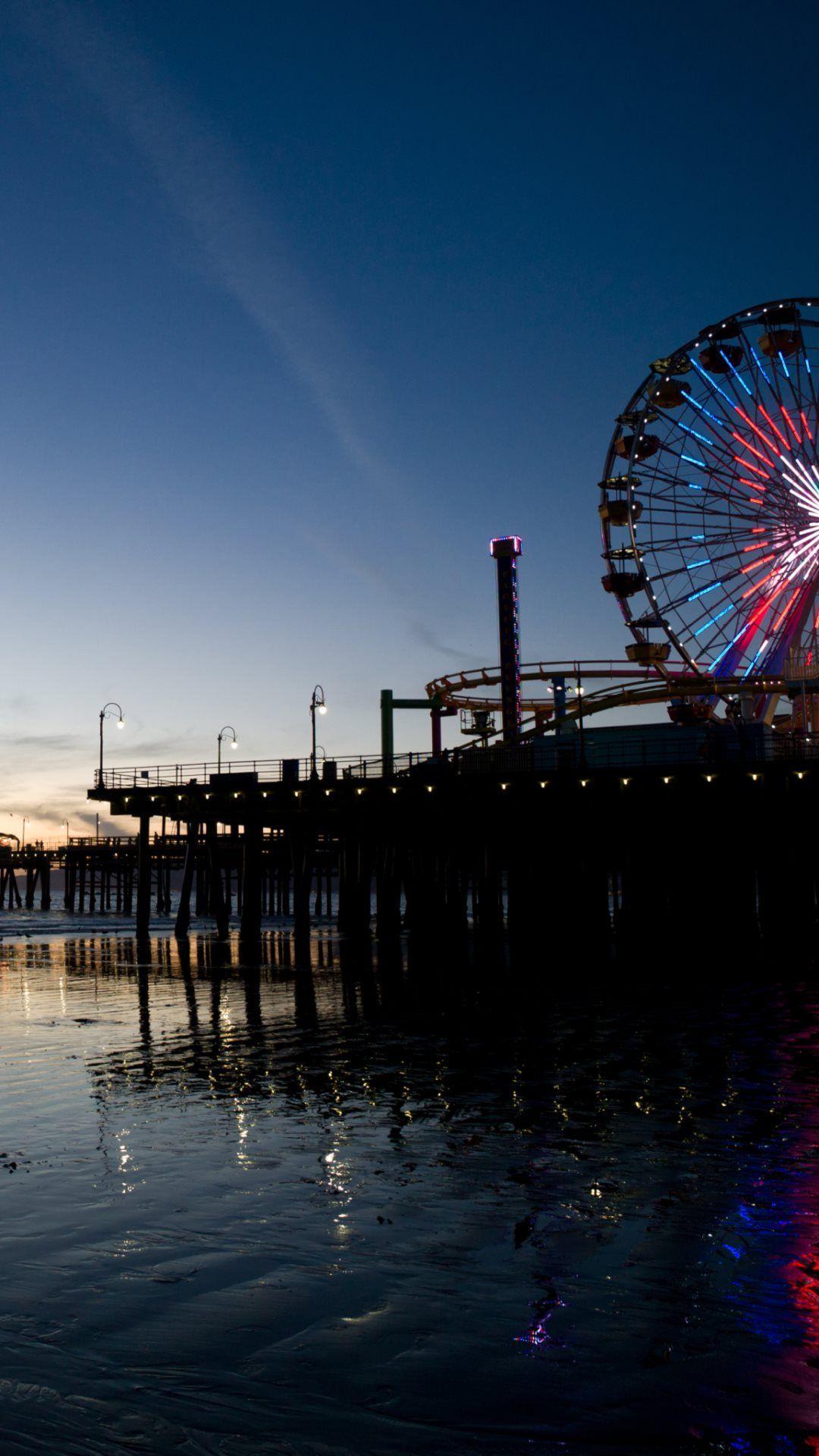 Santa Monica Pier iPhone Wallpapers  Wallpaper Cave