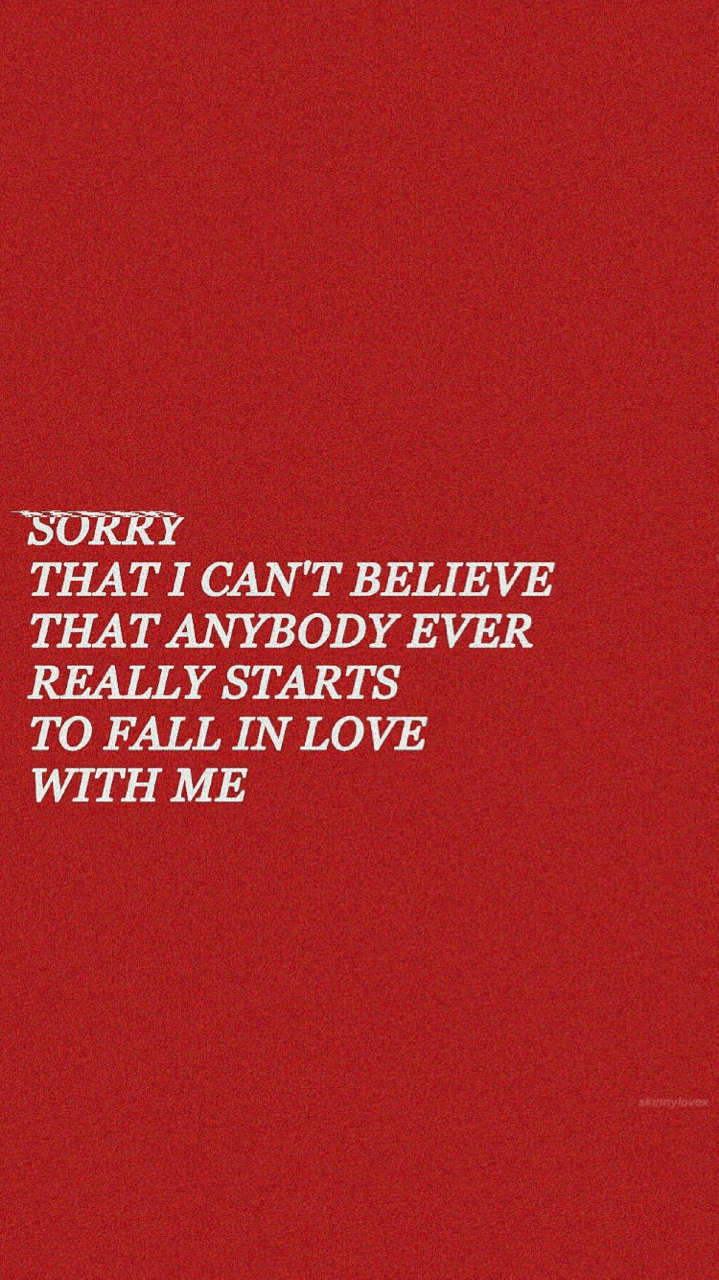719x1280 Red Love Aesthetic Wallpaper