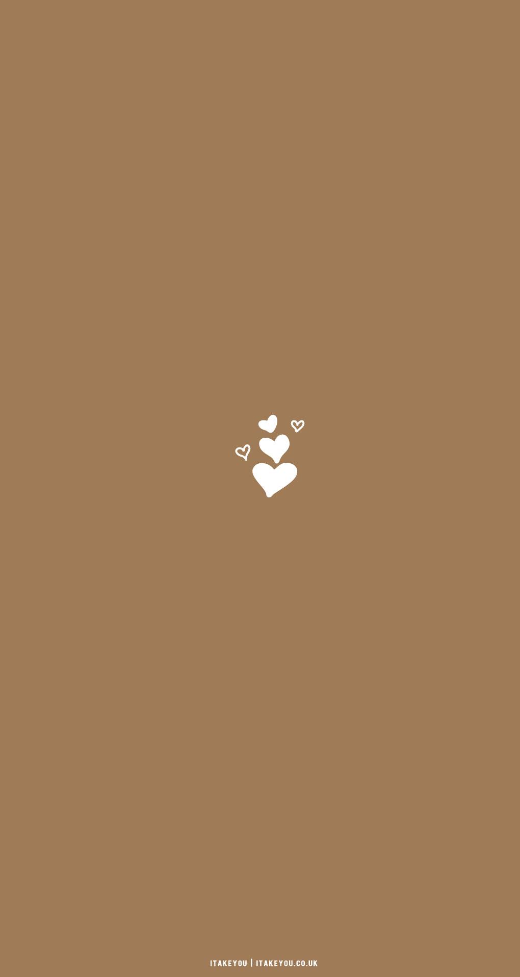 1020x1915 Cute Brown Aesthetic Wallpaper