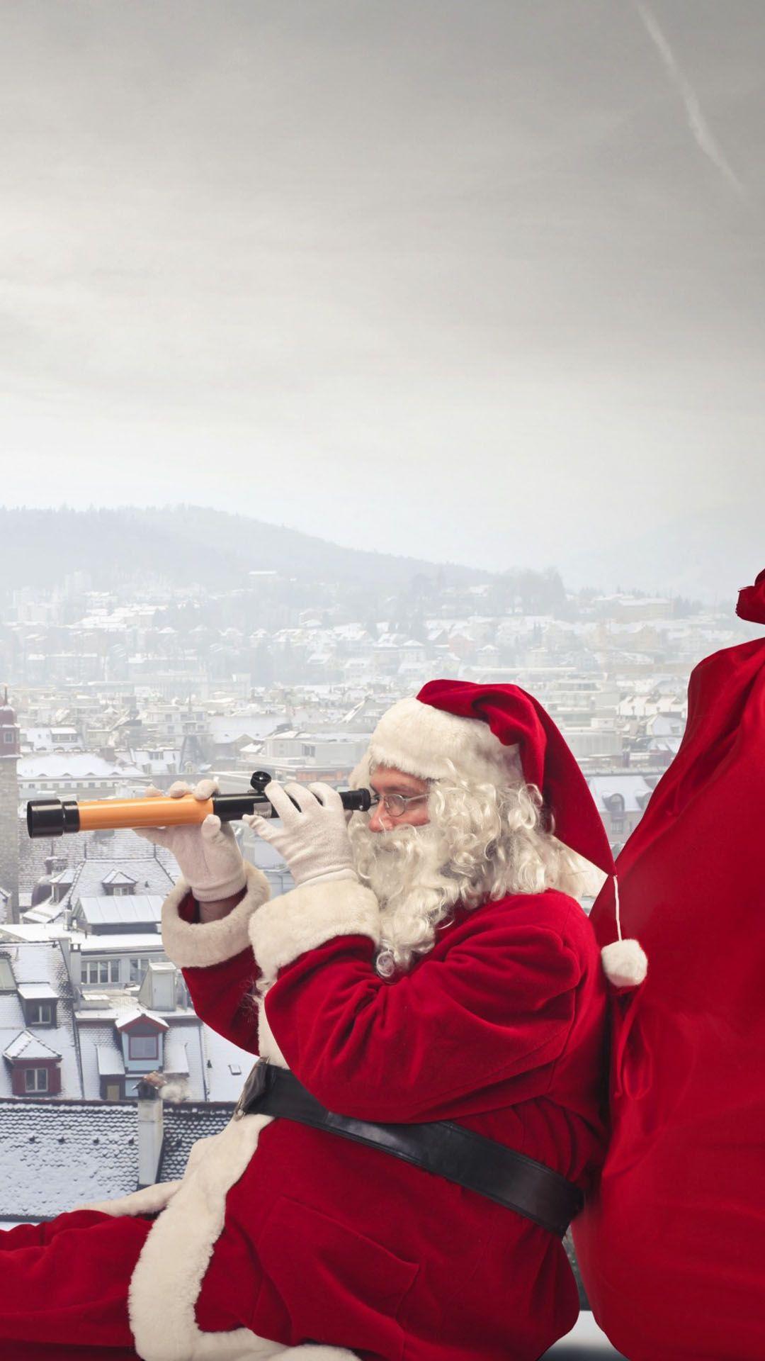 1080x1920 Santa Claus Is Coming htc one wallpaper easy to download