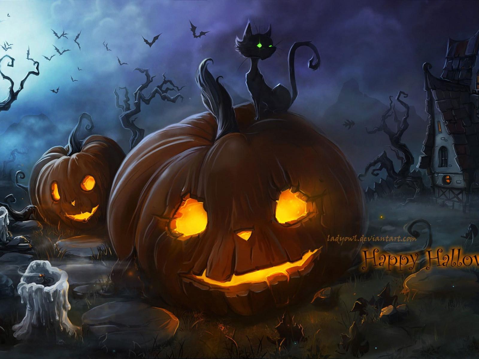 Halloween Digital Art Wallpapers - Top Free Halloween Digital Art ...