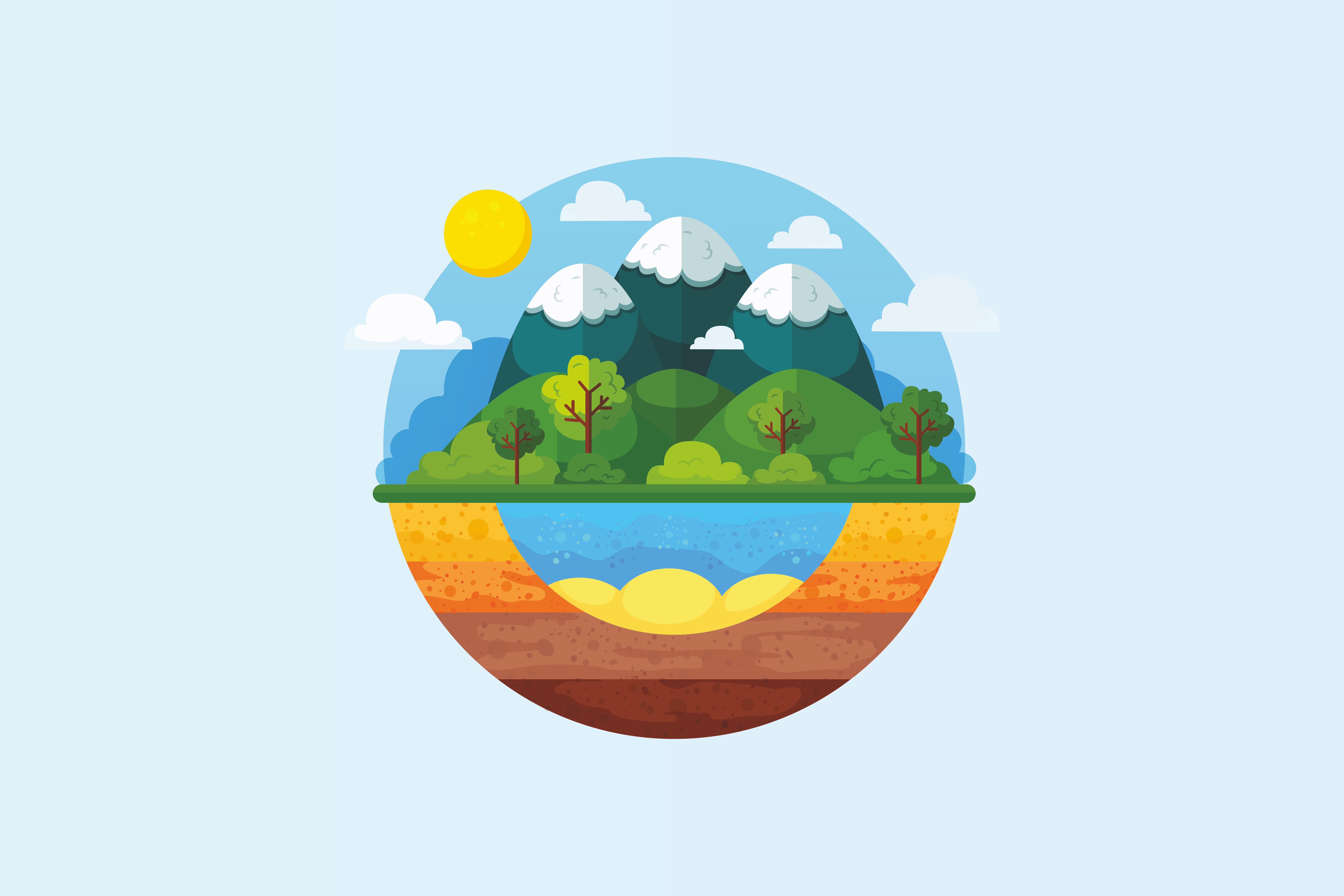 7999x5333 Minimalism Simple Background Nature Digital Art Artwork