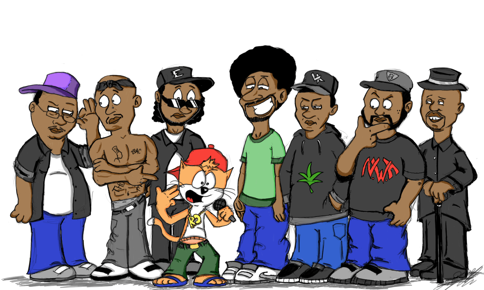 Cartoon Rap Wallpapers - Top Free Cartoon Rap Backgrounds - WallpaperAccess