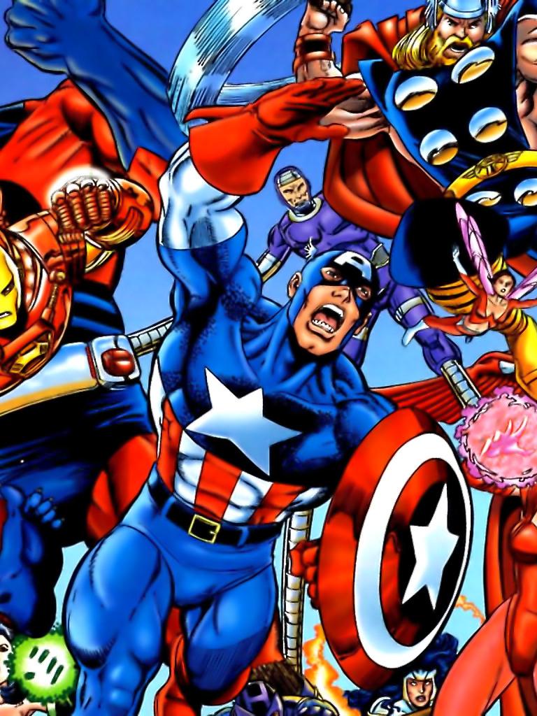 768x1024 Free download Comics Wallpaper Download Marvel Cover Avengers Wallpaper [1280x1024] for your Desktop, Mobile & Tablet. Explore Free Marvel Comic Book Wallpaper. Marvel Characters Wallpaper, Comic Desktop Wallpaper, Book