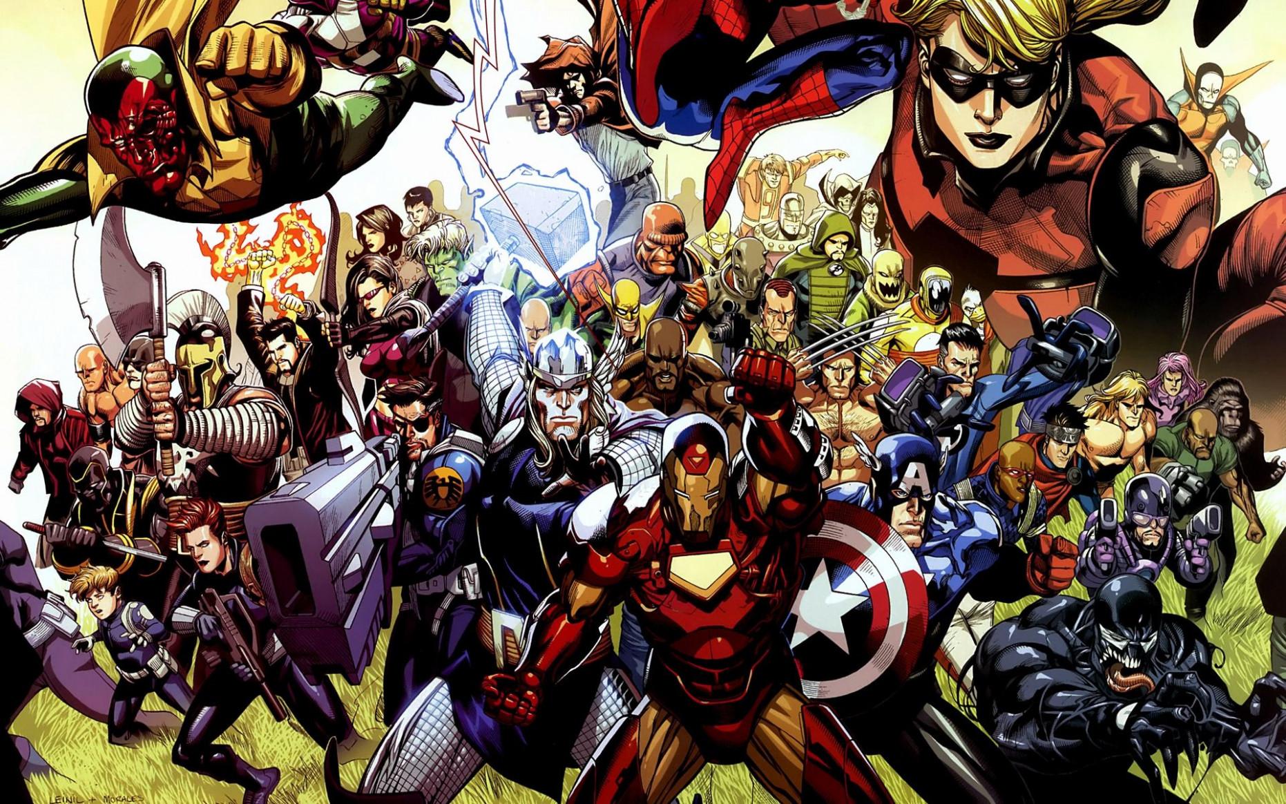 1862x1164 Free Marvel Comics Avengers Wallpaper Desktop Image Avengers Marvel Comics