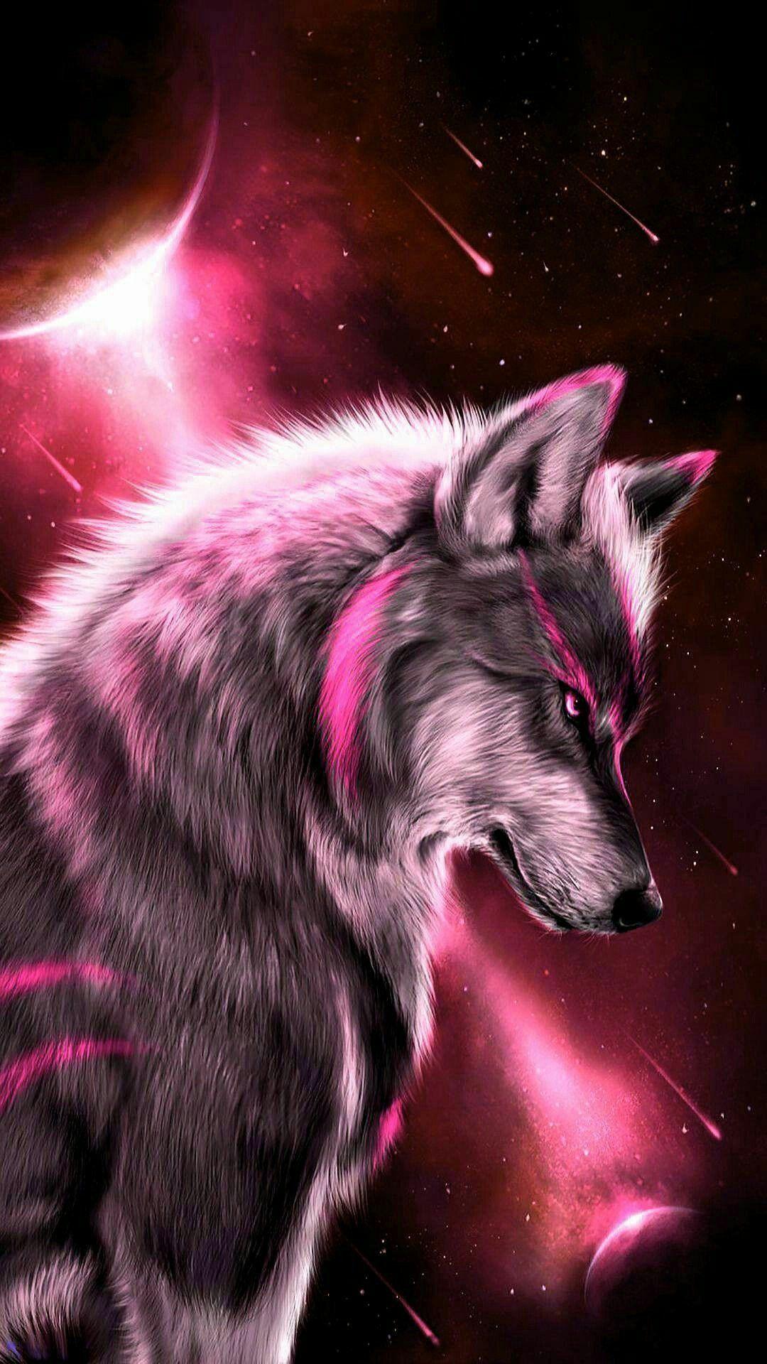 1080x1920 My Boards. Wolf wallpaper, Wolf artwork, Fantasy wolf