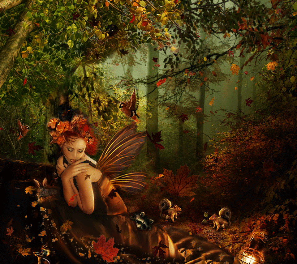 960x854 Download Autumn fairy -wpc 272 960 X 854 Wallpaper