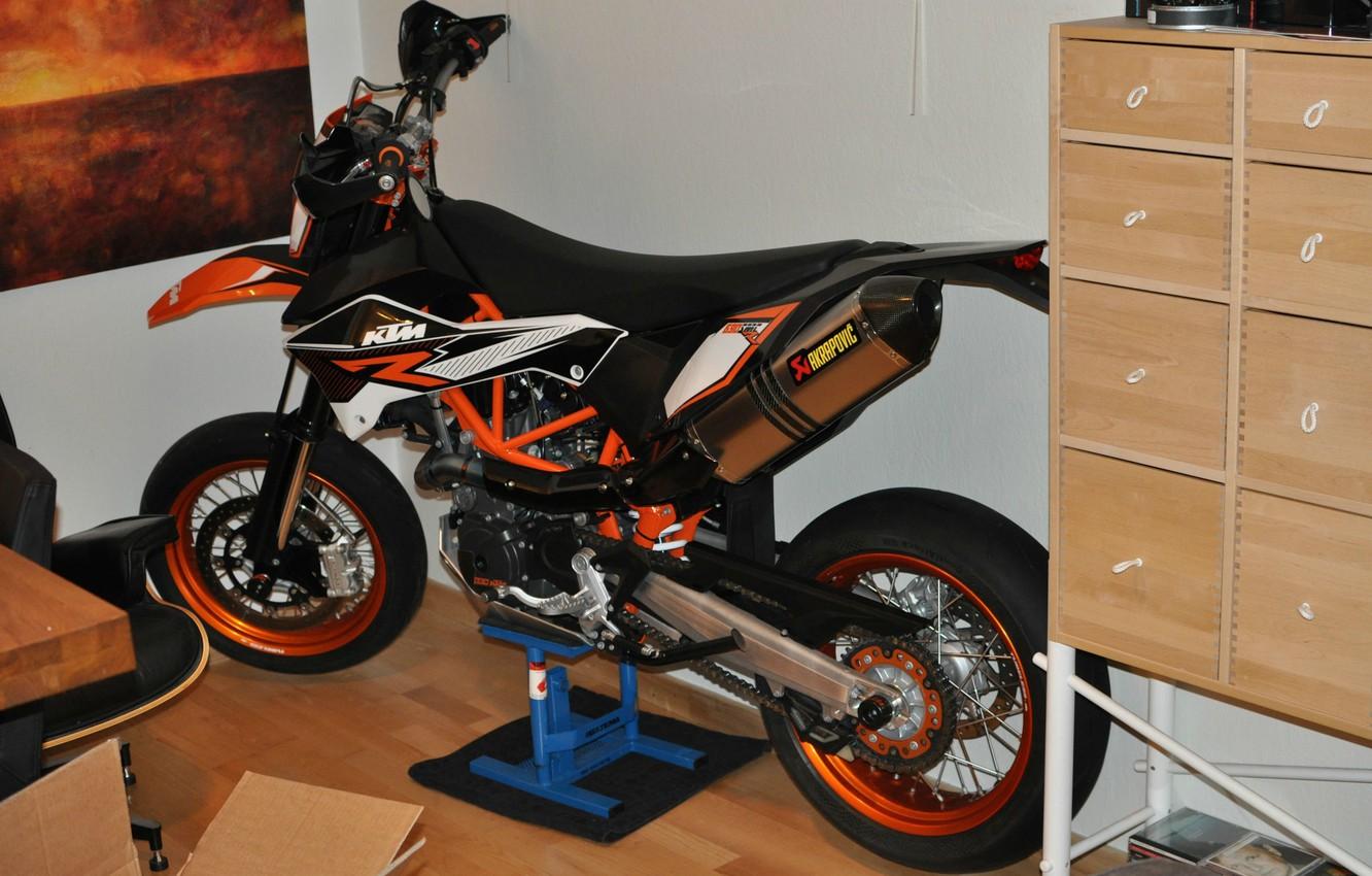 1332x850 Wallpaper KTM, SMC, Supermoto image for desktop, section мотоциклы
