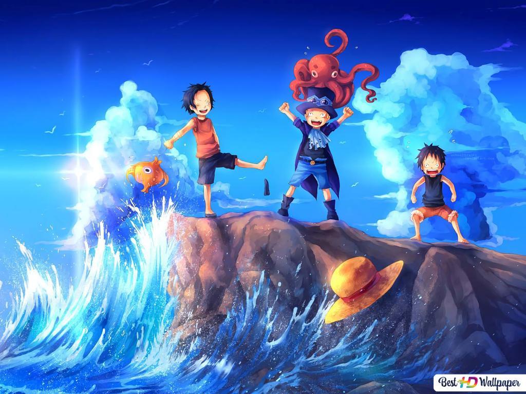 1024x768 One Piece, Sabo and Luffy HD wallpaper download Piece wallpaper