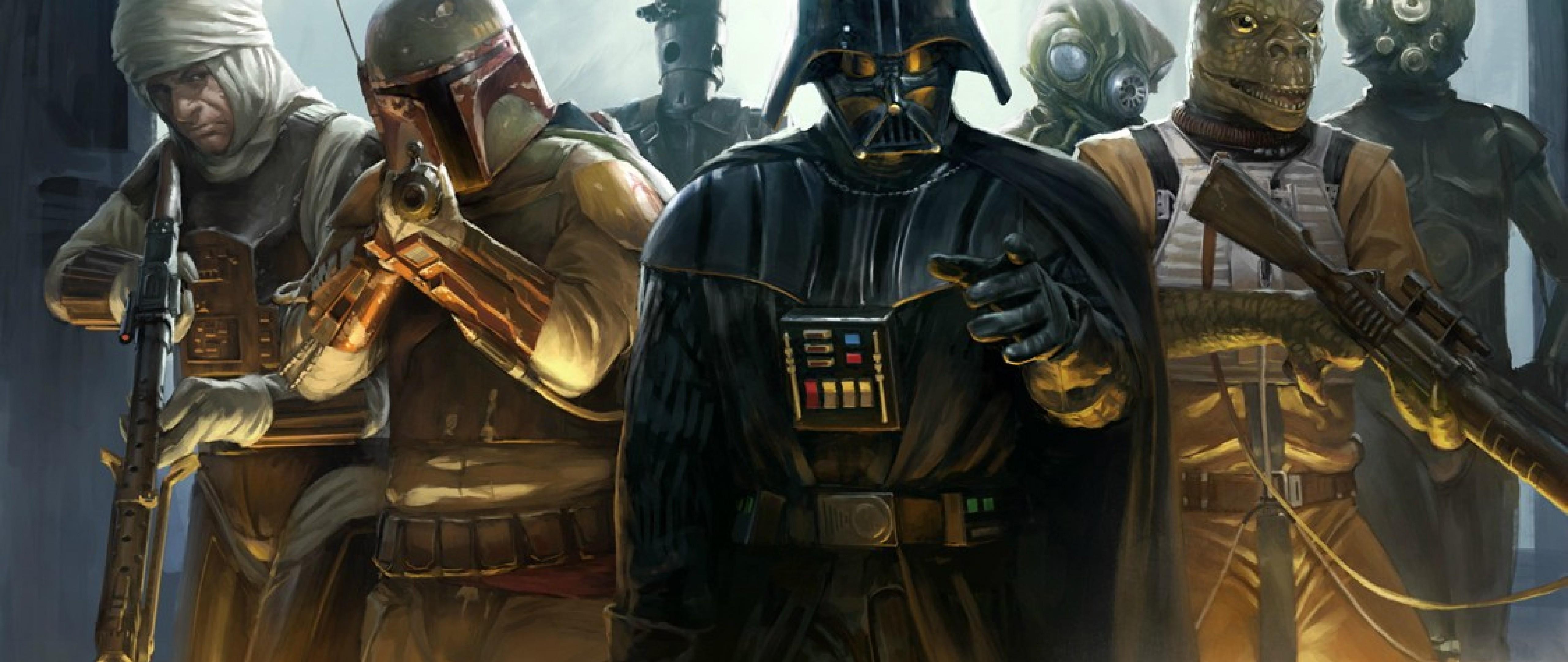 5120x2160 Cool Star Wars Bounty Hunters Wallpaper & Background Download