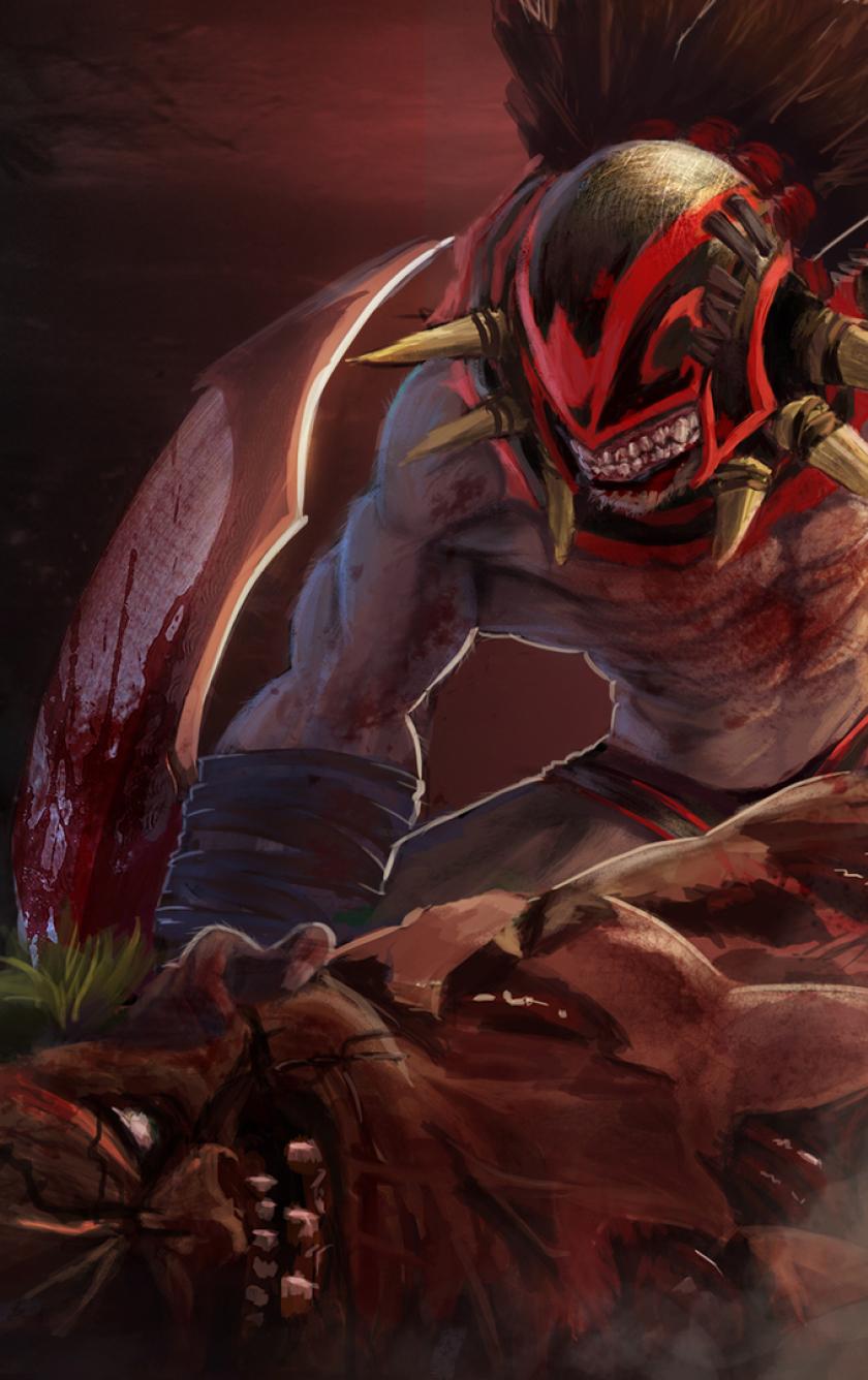 840x1336 bloodseeker, pudge, dota 2 840x1336 Resolution Wallpaper, HD Games 4K Wallpaper, Image, Photo and Background