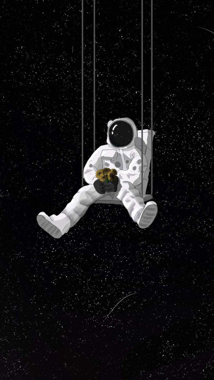 736x1308 Astronaut Artwork iPhone Wallpaper. Ilustrasi bayangan, Wallpaper ponsel, Foto nasa