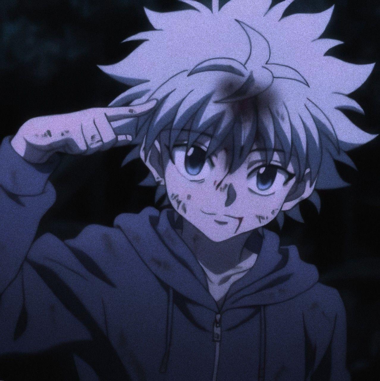 1278x1280 Killua Zoldyck Icon. Gambar animasi kartun, Lukisan jepang, Ilustrasi karakter