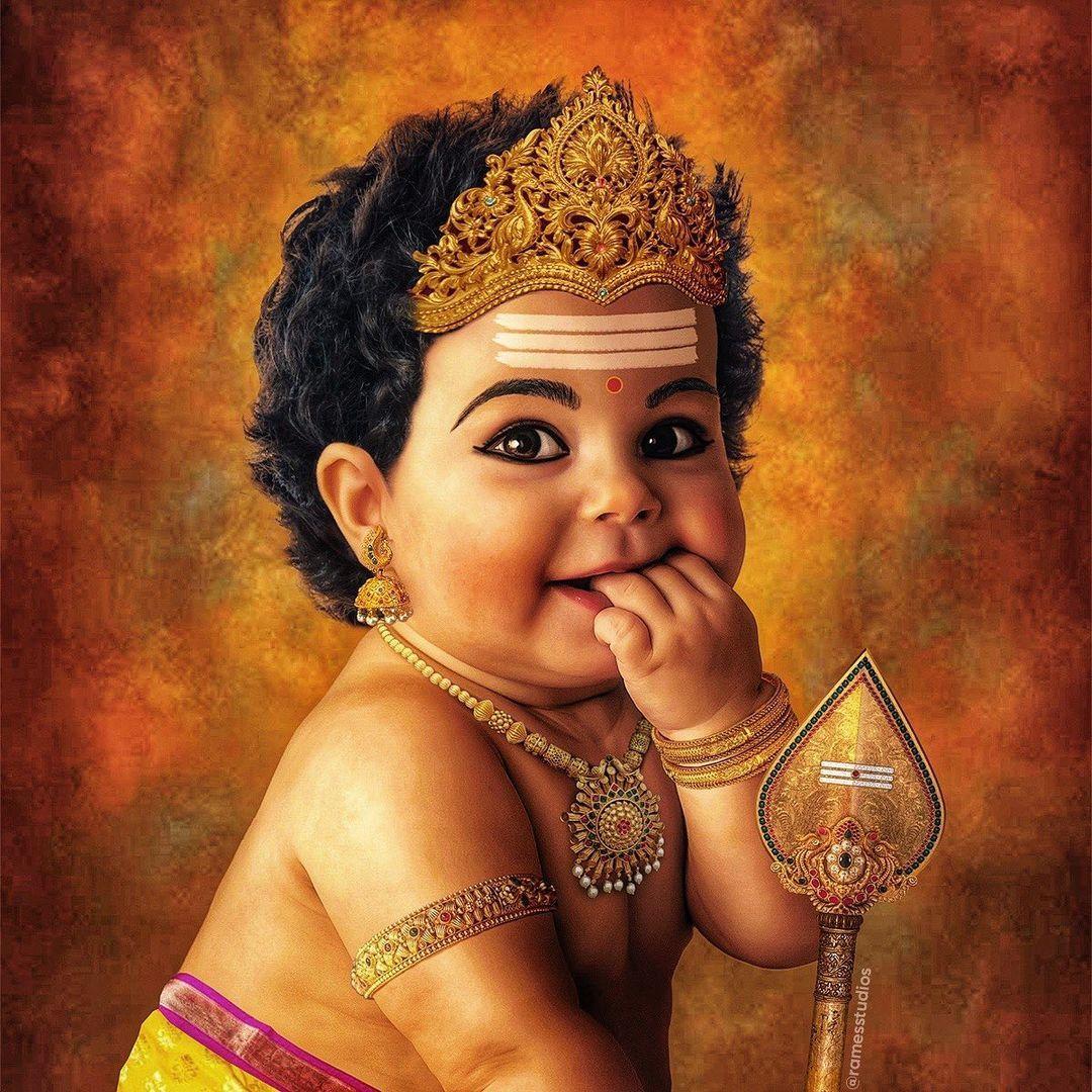 1080x1080 Shiv Parvati Putra Murugan Image Photo Wallpaper Picture. Murugan Vel Image