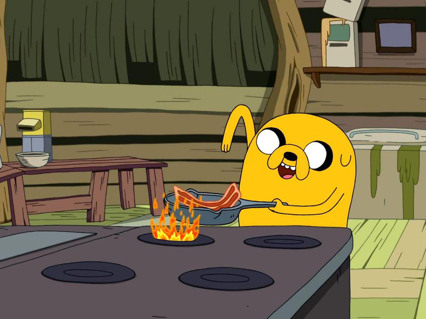1400x1050 Watch Hugh Jackman lip sync 'making bacon pancakes' from Adventure Time