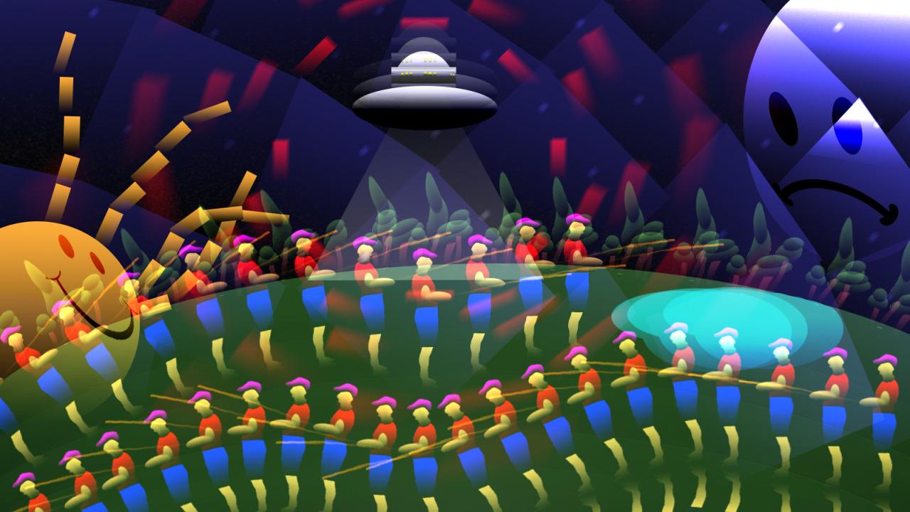 1280x720 Cool, spacey and trippy wallpaper