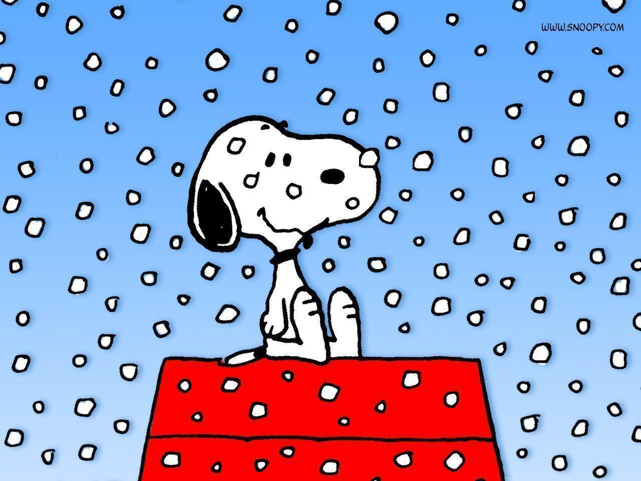 1280x960 Snoopy Christmas Wallpaper