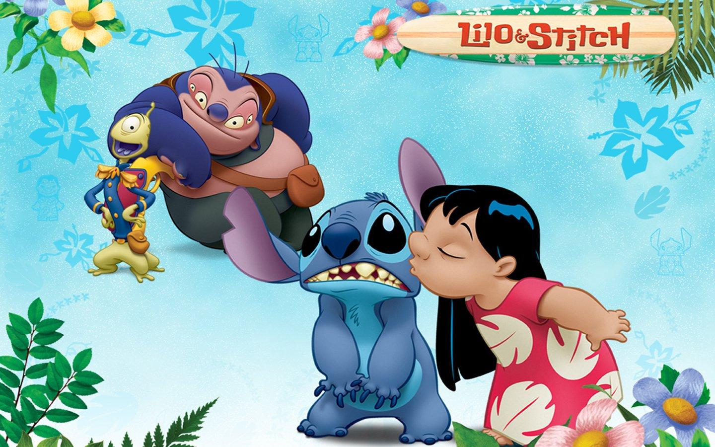 1440x900 Posterhouzz Movie Lilo & Stitch Lilo and Stitch HD Wallpaper Background Fine Art Paper Print Poster_** MOV293 : Amazon.in: Home & Kitchen
