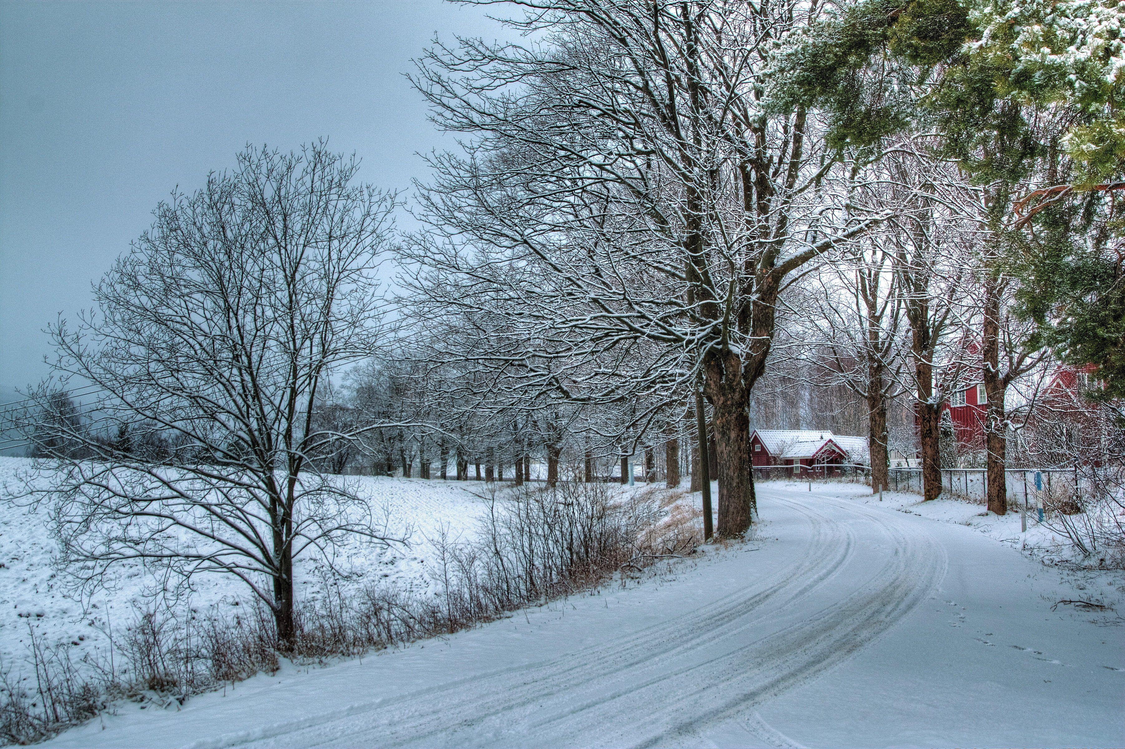 3605x2400 Country Barn Winter Wallpaper, HD Country Barn Winter Background on WallpaperBat