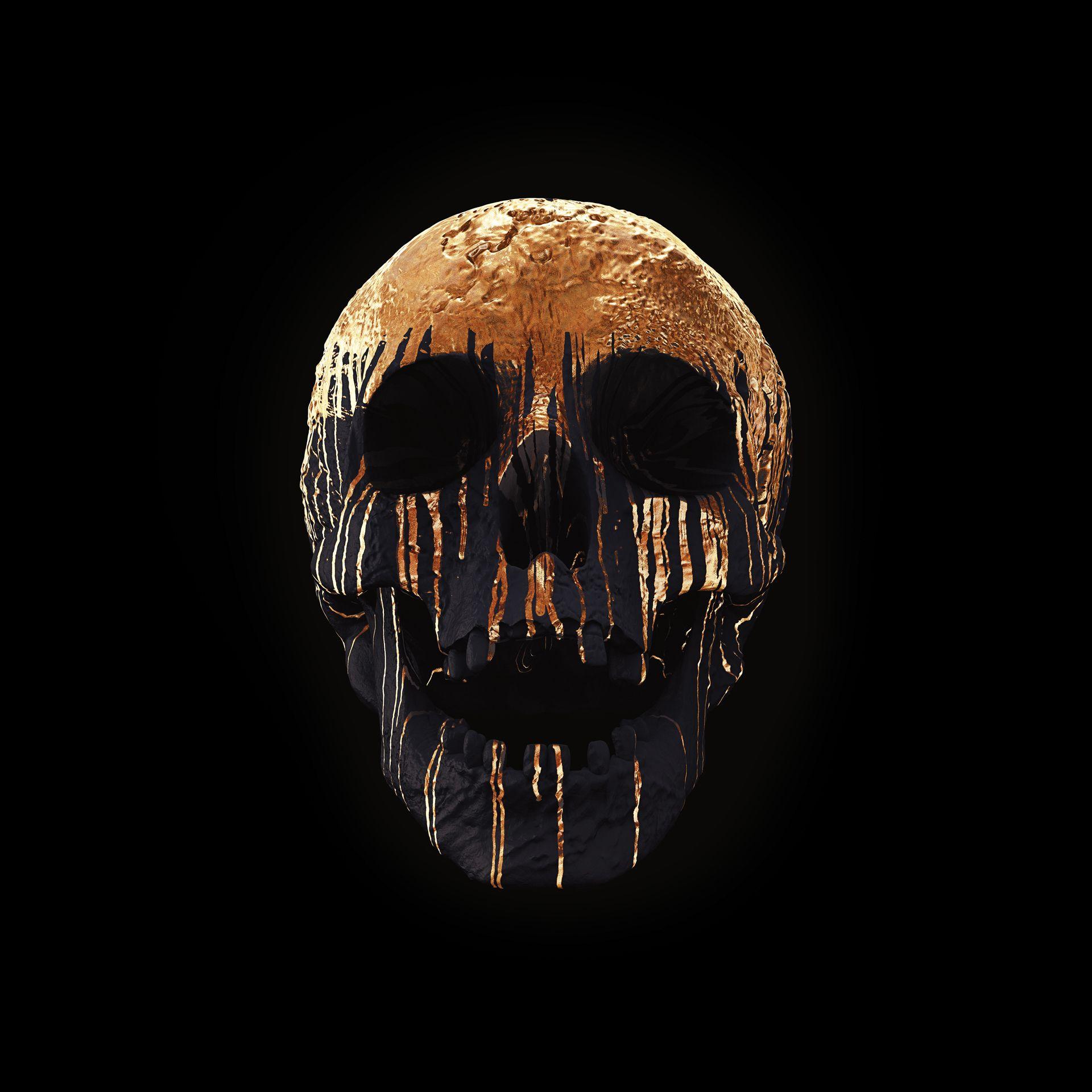 1920x1920 Aesthetic Wallpaper Skull