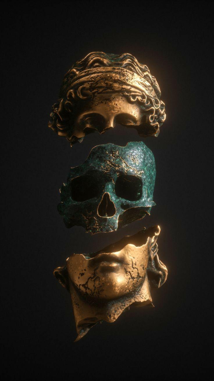 736x1308 For Destkop PC - ＰＥＬＡＲＧＯＳ. Black And Gold Aesthetic, Surreal Art, Art Wallpaper Iphone
