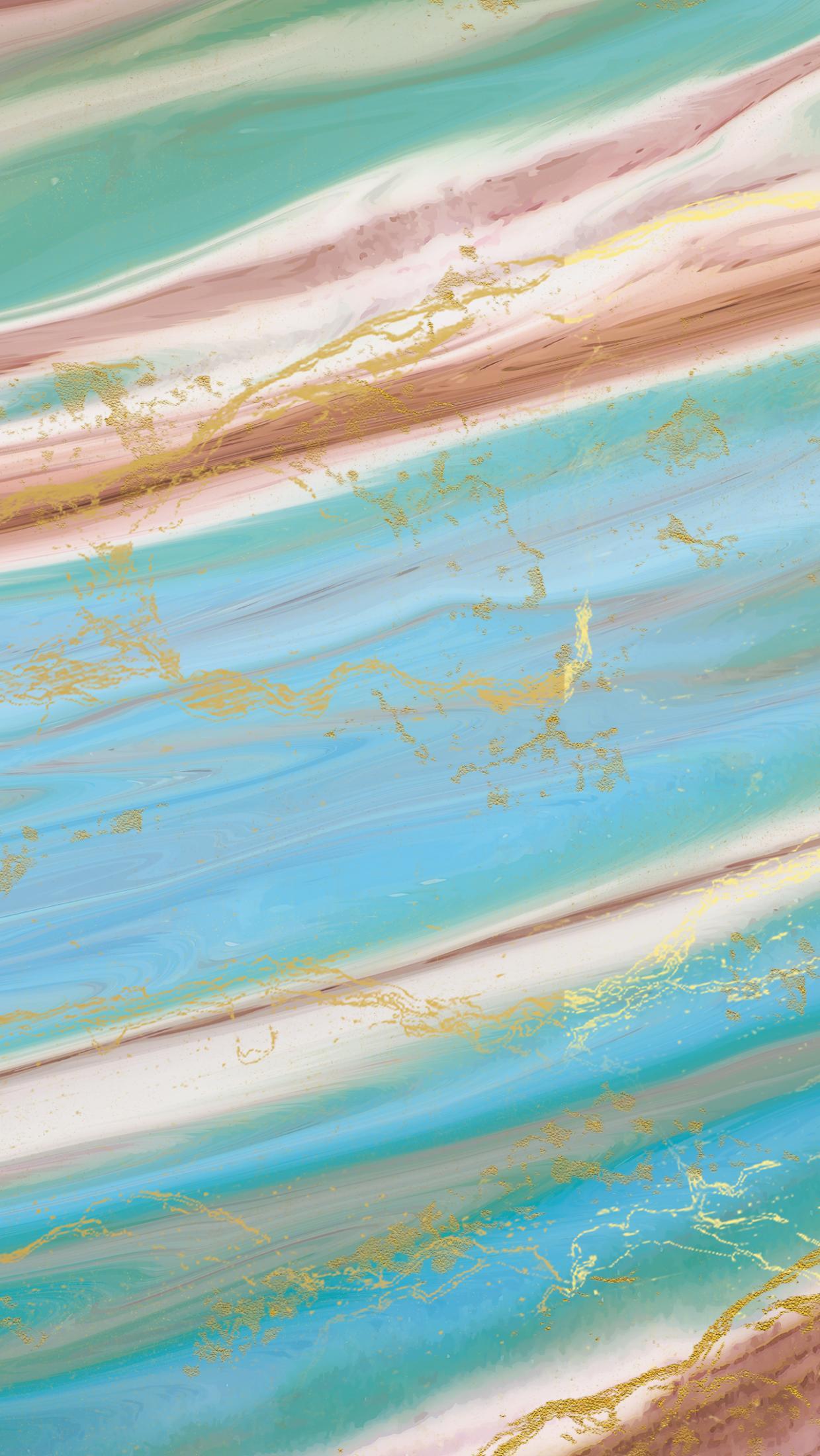 1239x2200 Opal, Marble, & Agate Lockscreen Wallpaper Girl Designs