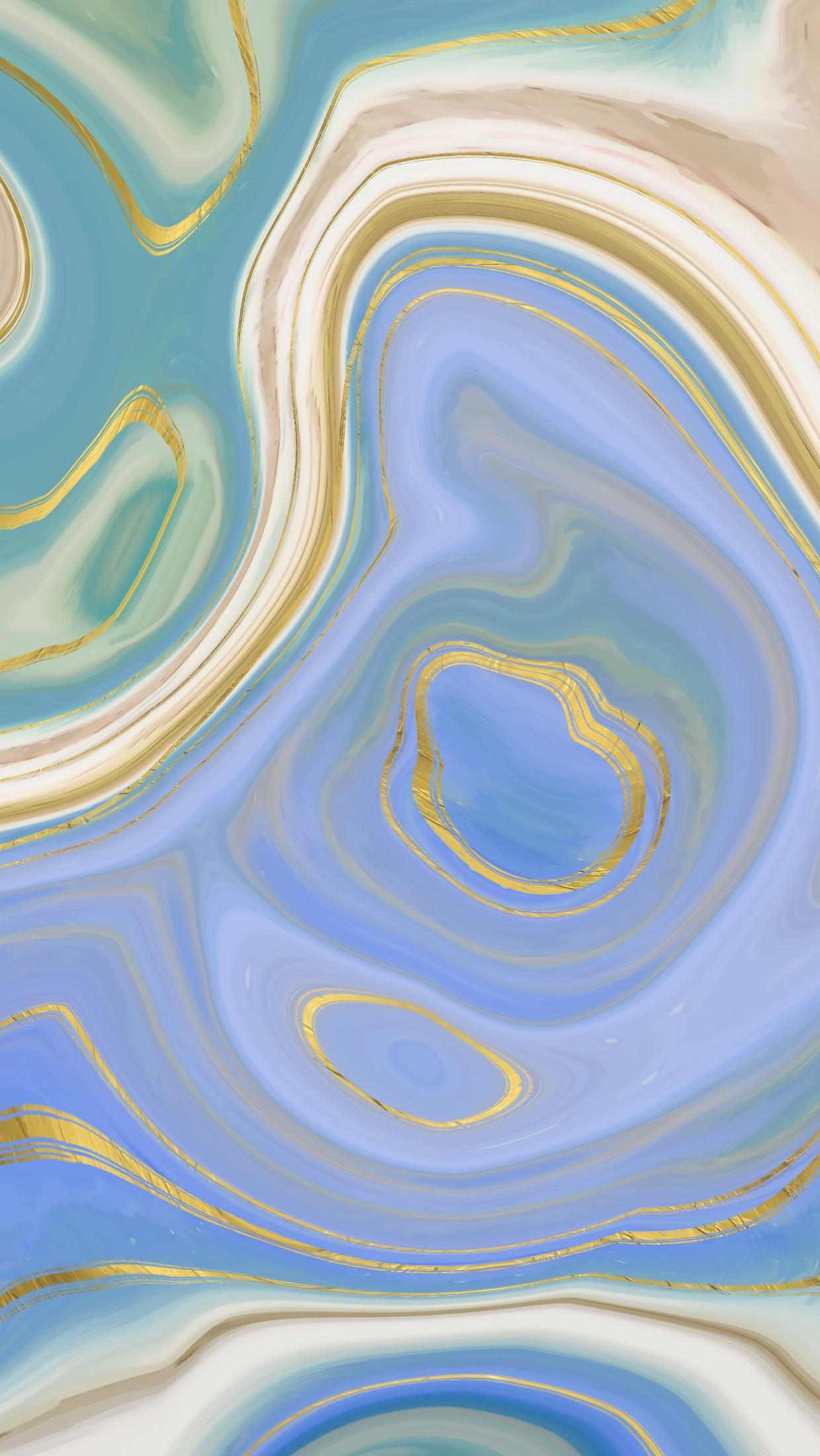 1239x2200 Opal, Marble, & Agate Lockscreen Wallpaper Girl Designs
