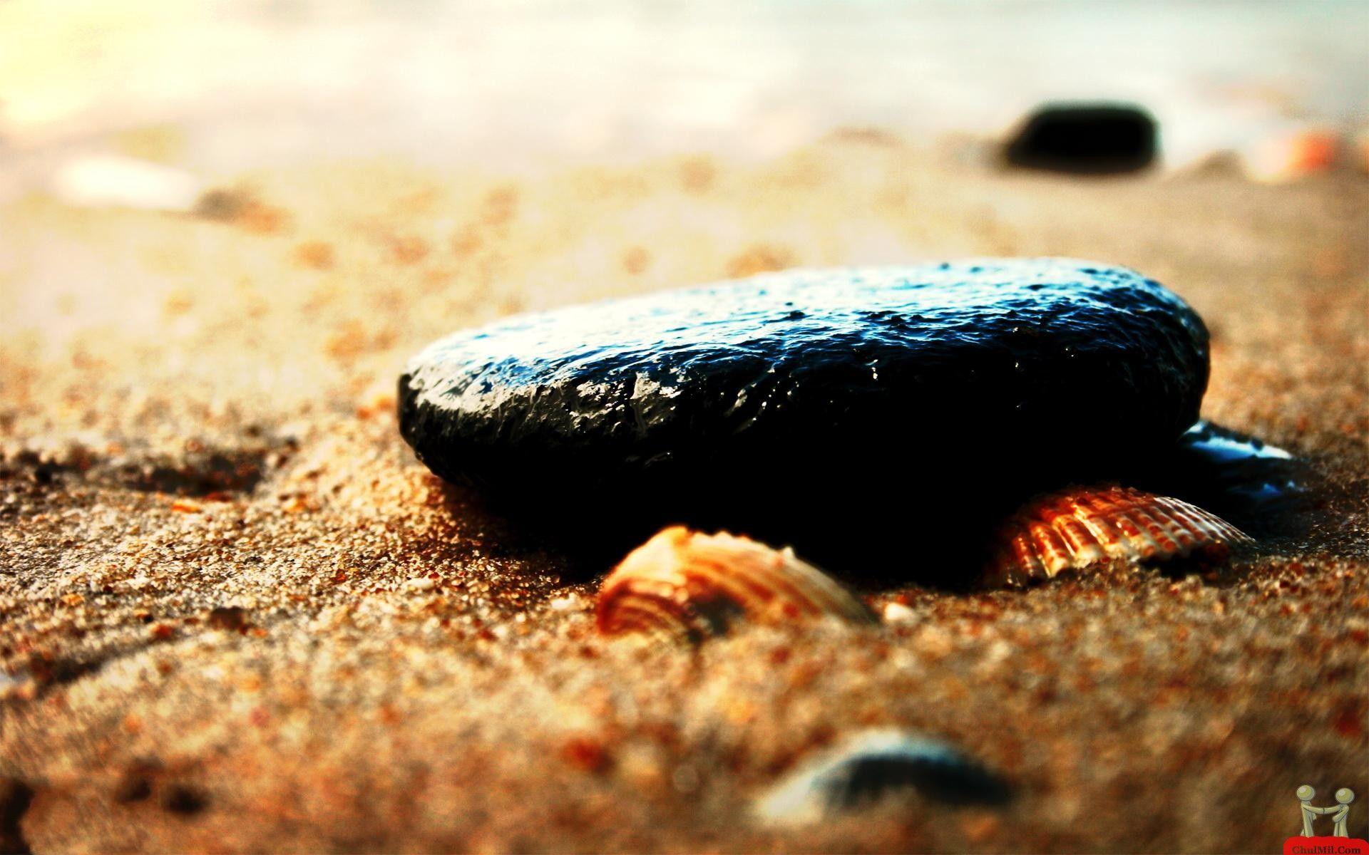 1920x1200 Beach Stones Wallpaper
