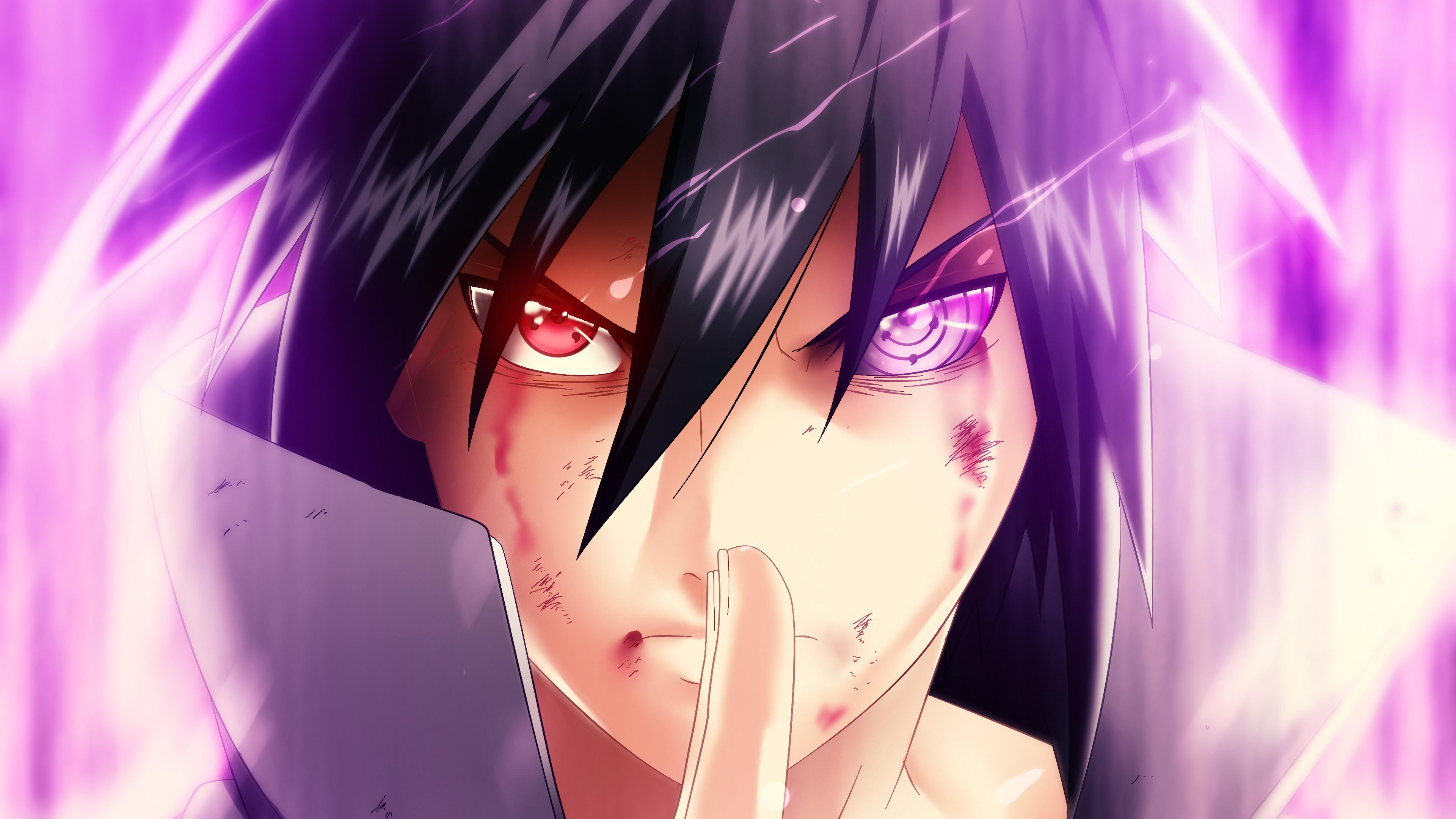 3840x2160 Naruto Sharingan Rinnegan Eyes 4K Wallpaper