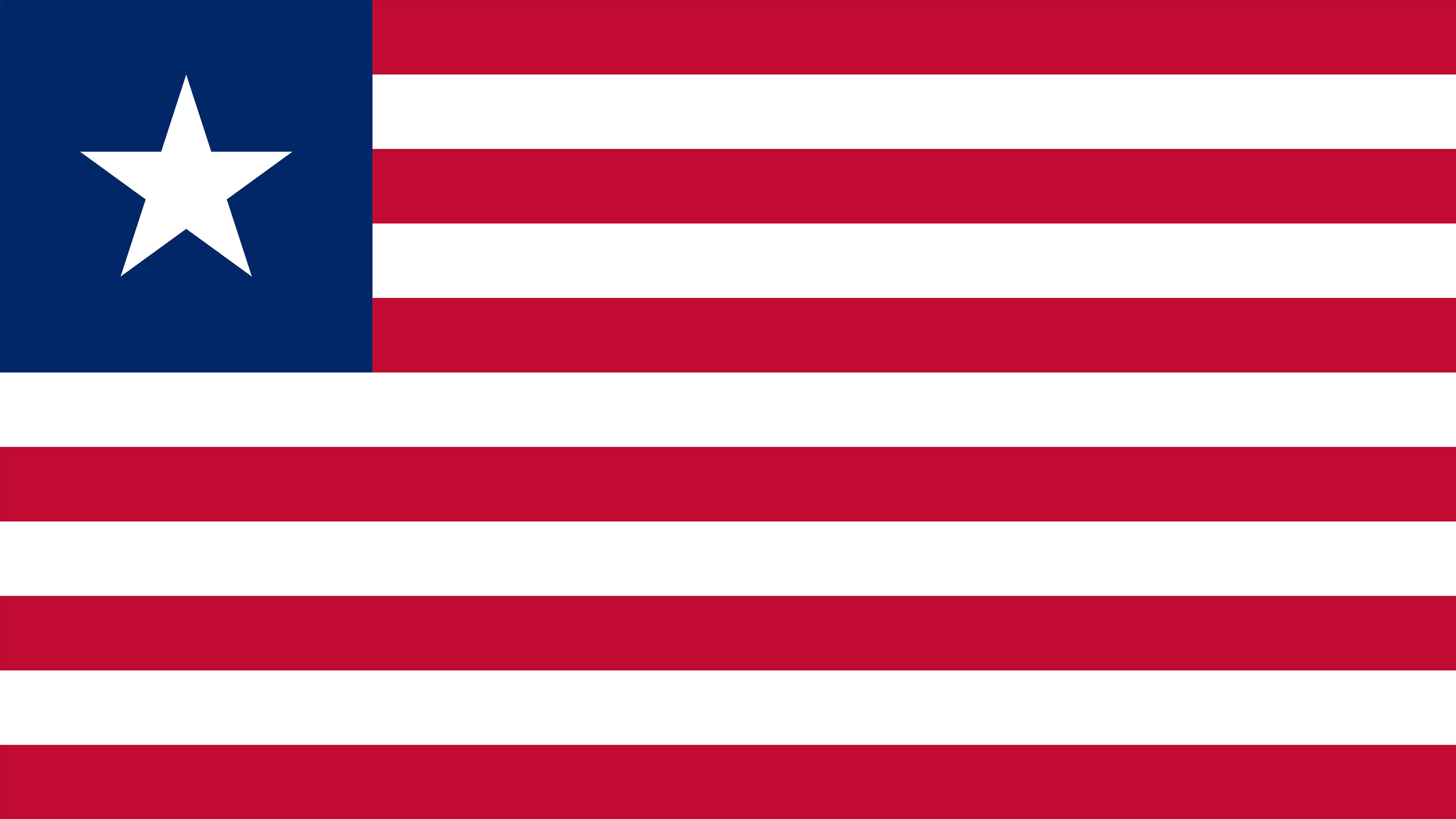 3840x2160 Liberia Flag Wallpaper