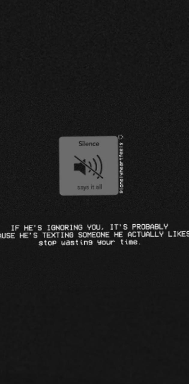 630x1280 Silence says it all wallpaper