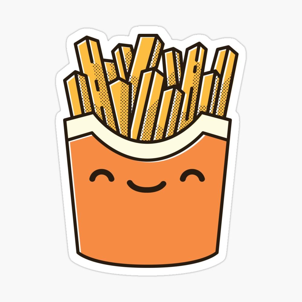 1000x1000 Smiley French Fries Photographic Print