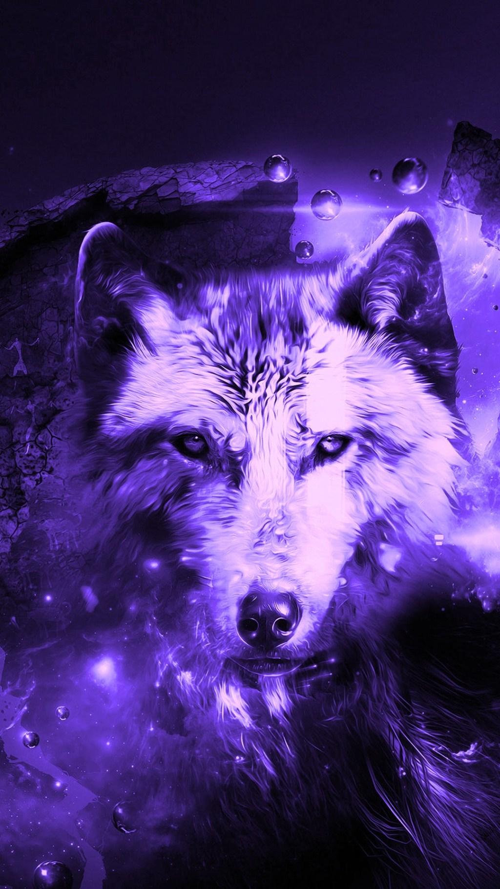 1024x1820 3D iPhone Wallpaper Wolf iPhone X Wallpaper