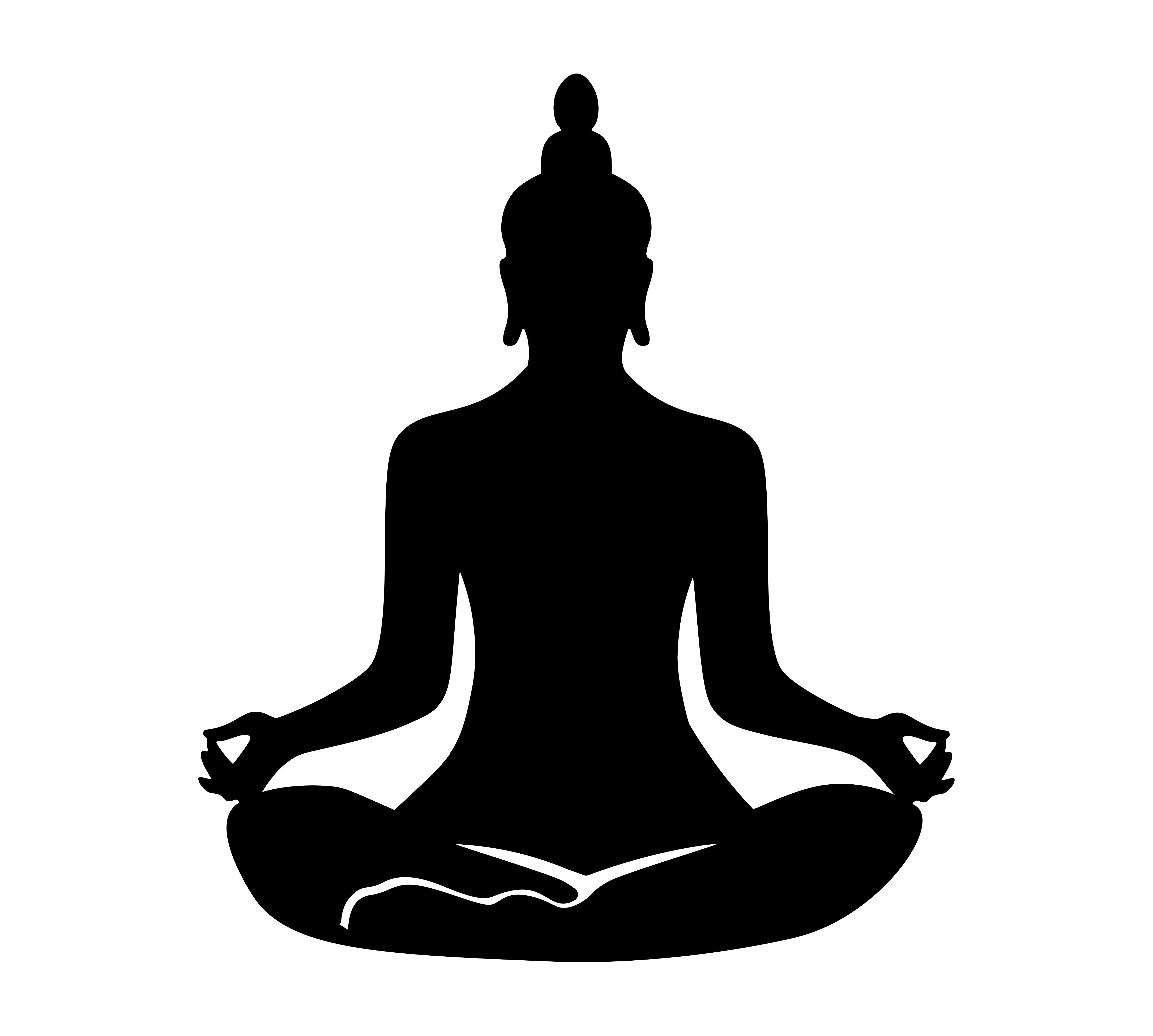 4342x3903 Meditation Silhouette