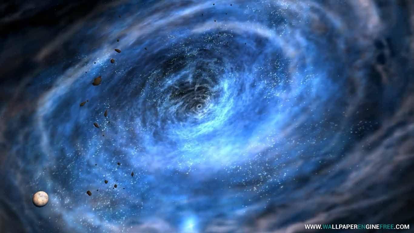1366x768 Black Hole Wallpaper Engine. SPACE. Wallpaper Engine Wallpaper