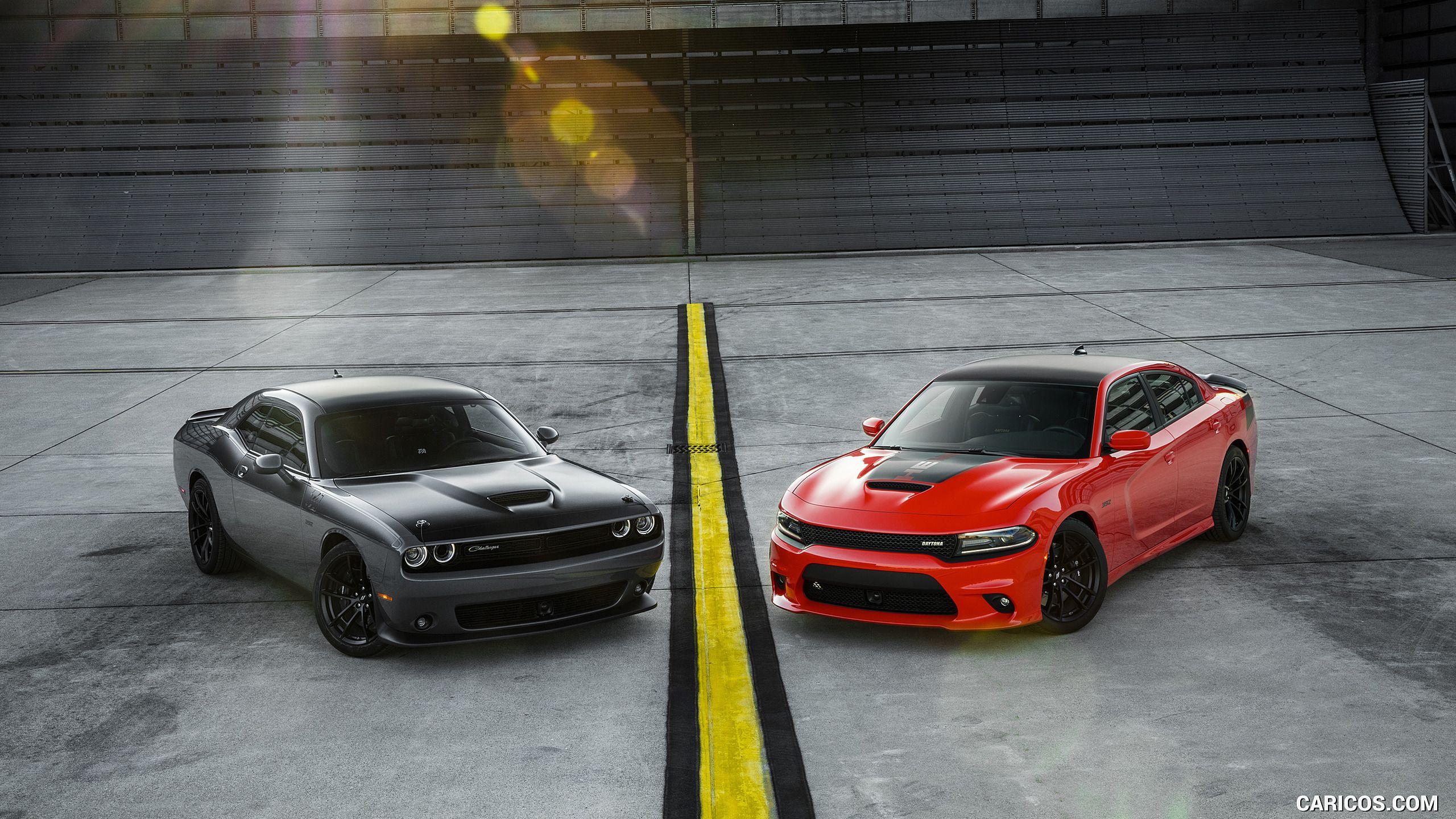 2560x1440 Dodge Charger Daytona And 2017 Dodge Challenger T A 392. HD