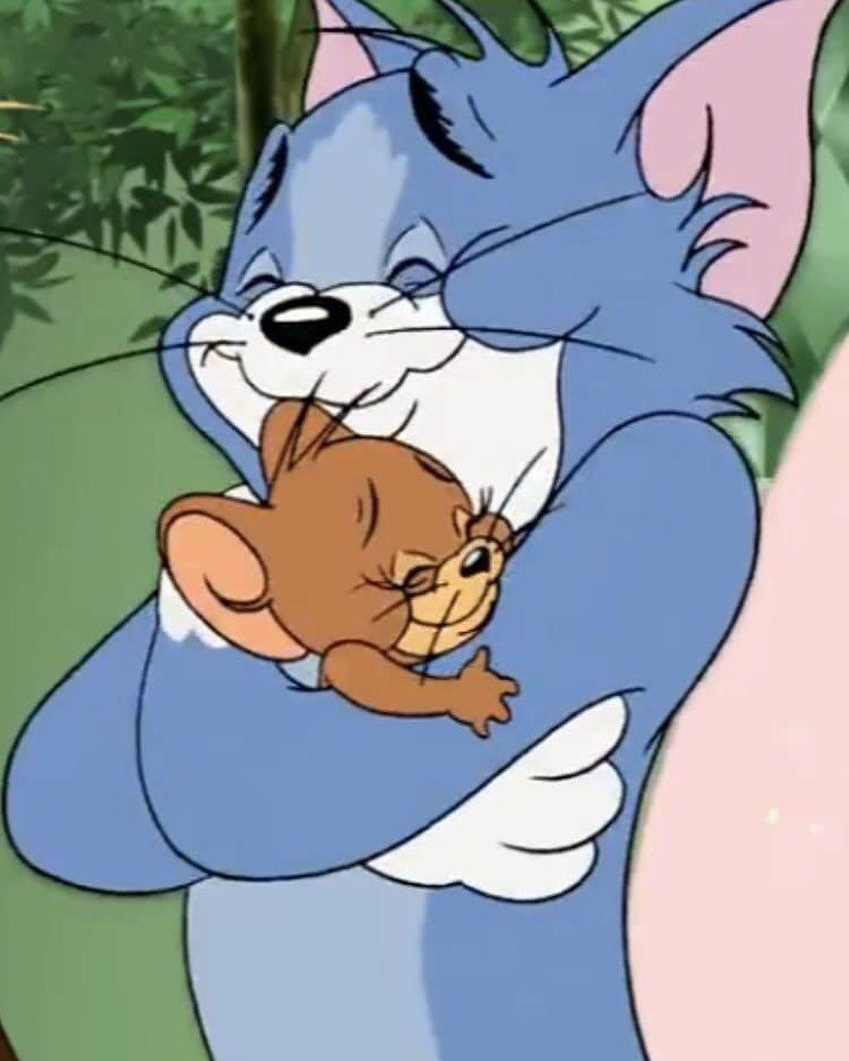 937x1171 Jon Meyer on Instagram: “Tom and Jerry hugging. That's very sweet. #cartoonnetwork #tomandjerry”. Tom and jerry wallpaper, Tom and jerry cartoon, Tom and jerry