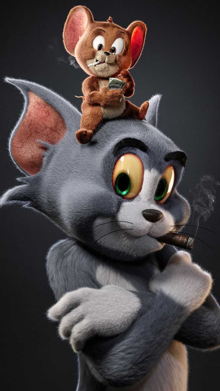 736x1308 Tom and Jerry Wallpaper