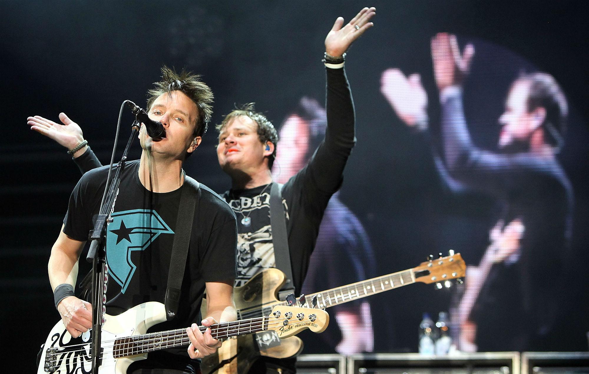 2000x1270 Mark Hoppus And Tom DeLonge On Their Favourite Blink 182 Albums