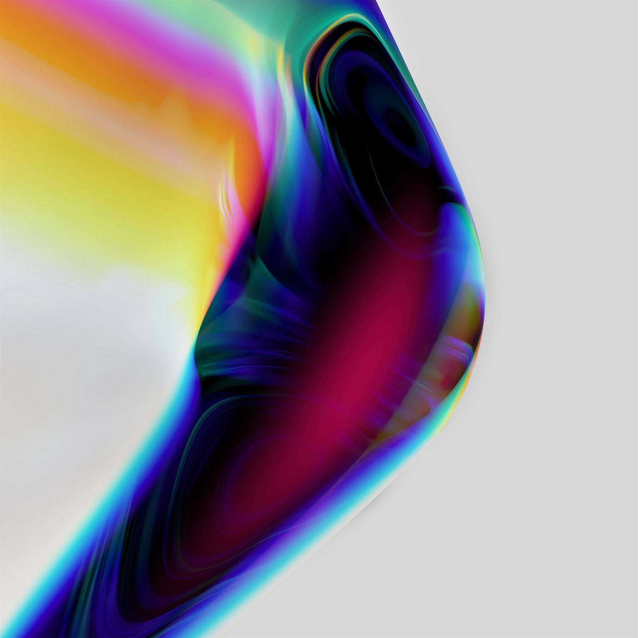 2048x2048 Rainbow Lens Background Color Art Illustration Digital iPad Pro Wallpaper Free Download