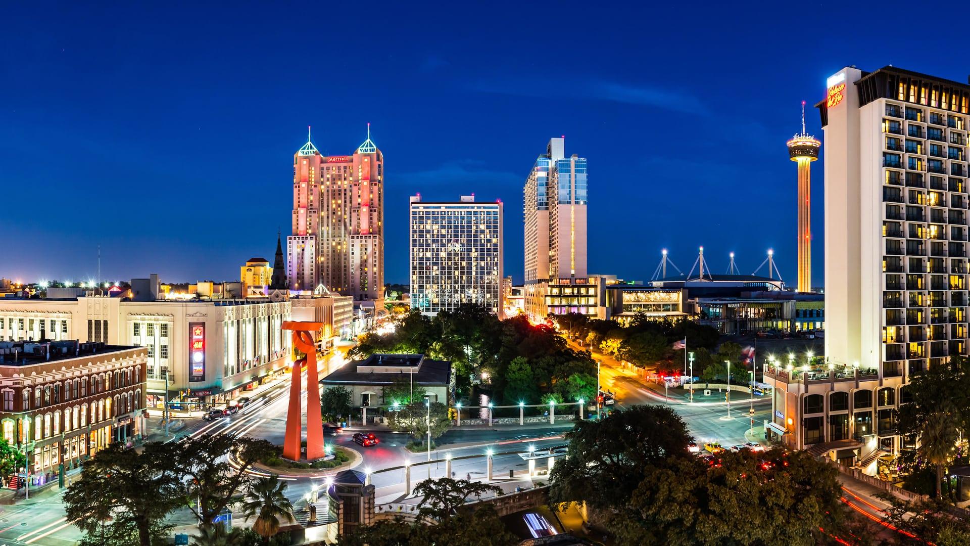 San Antonio Skyline Wallpapers Top Free San Antonio Skyline
