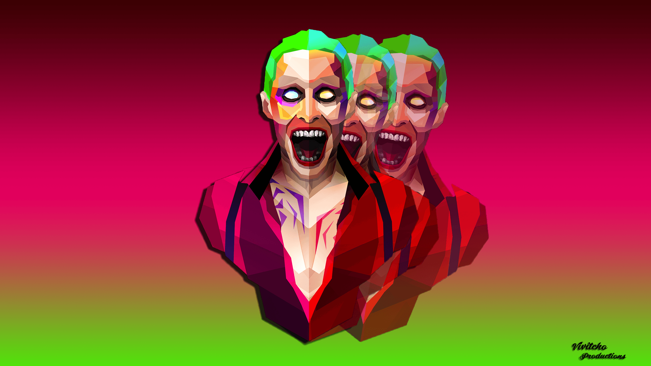 2560x1440 Joker Suicide Squad Wallpaper